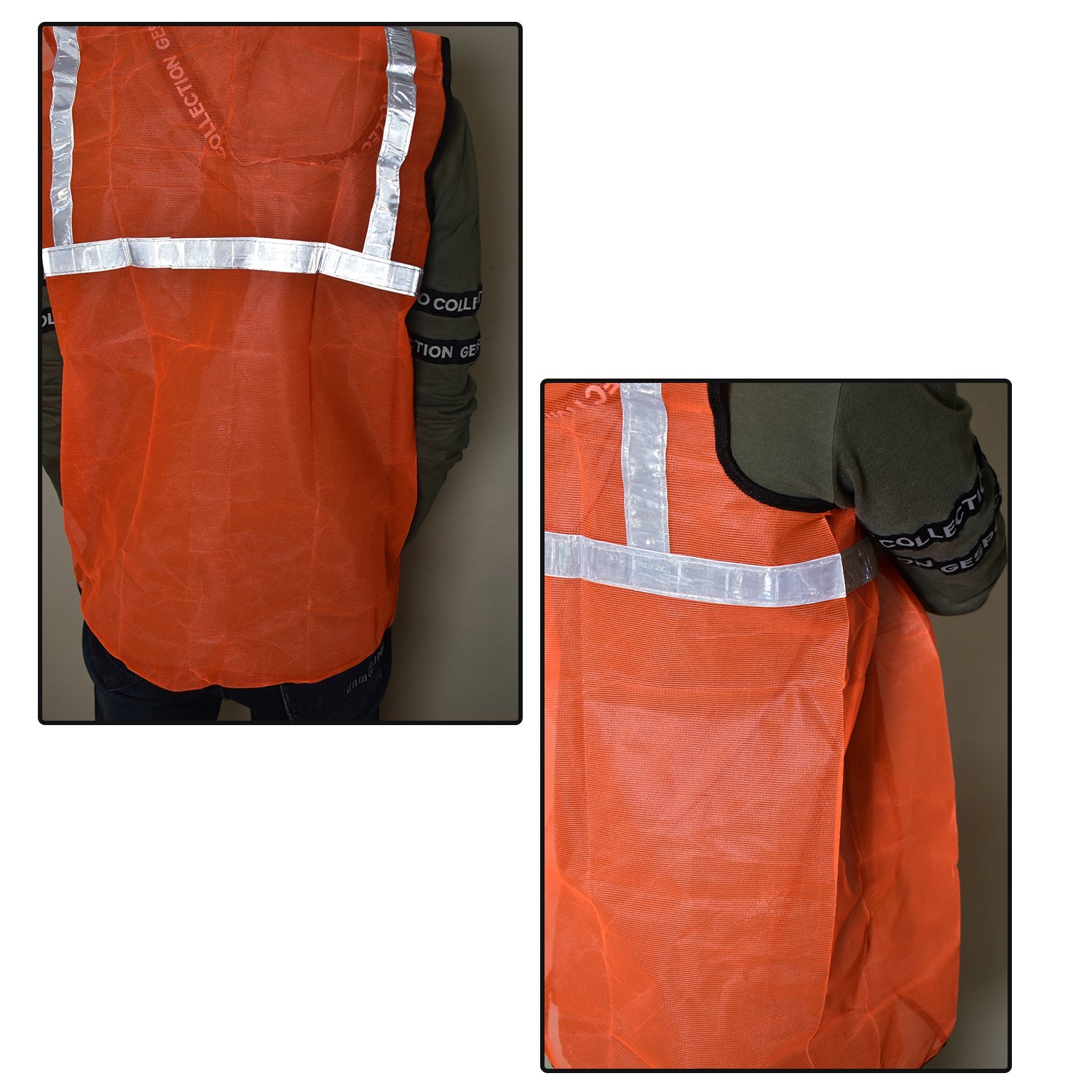 7438 Orange Safety Jacket For Having protection against accidents usually in construction area's. DeoDap 7438 Orange Safety Jacket For Having protection against accidents usually in construction area's. DeoDap